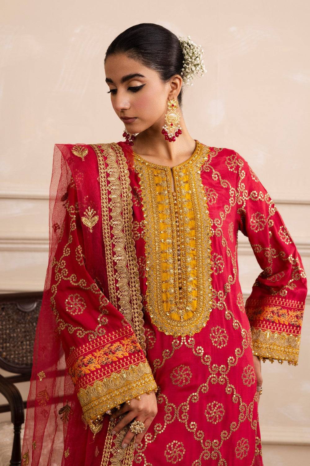 Maryum N Maria | Izara Formals | ROHA - MW40036 by Maria Faisal - Registered Vendor of : Maryum N Maria - type : Ladies Clothes - 100% original wedding dresses