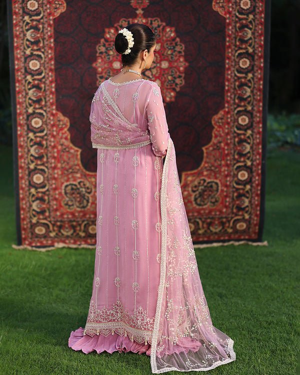 Roheenaz | Aangan Chiffon Collection 25 | Naaz - is Pink dress from Roheenaz - Ladies Clothes - Maria Faisal