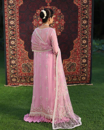 Roheenaz | Aangan Chiffon Collection 25 | Naaz - is Pink dress from Roheenaz - Ladies Clothes - Maria Faisal