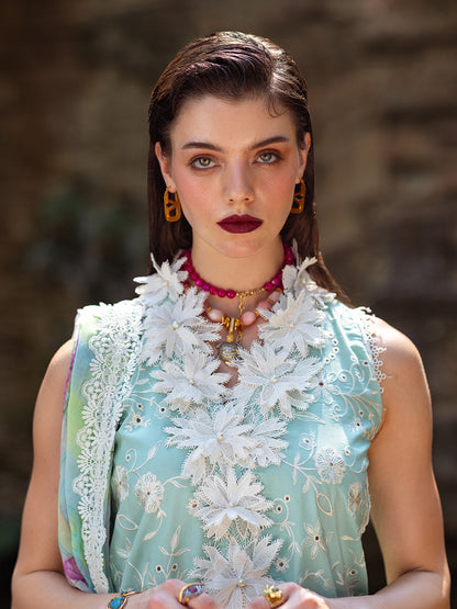 Roheenaz | Dahlia Embroidered Lawn 24 | Zinnia - Ladies Clothes 