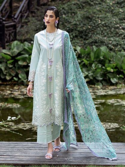 Roheenaz | Dahlia Embroidered Lawn 24 | Gardenia - Ladies Clothes 