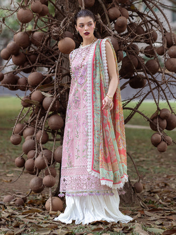 Roheenaz | Dahlia Embroidered Lawn 24 | Peony