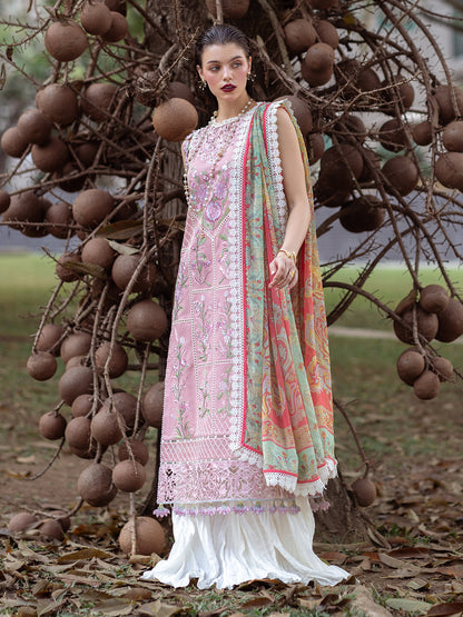 Roheenaz | Dahlia Embroidered Lawn 24 | Peony - Ladies Clothes 