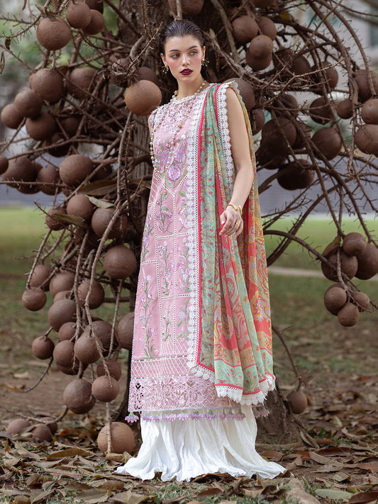Roheenaz | Dahlia Embroidered Lawn 24 | Peony - Ladies Clothes 