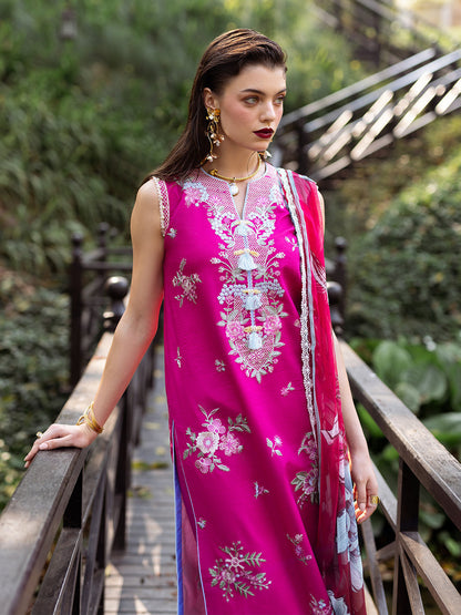Roheenaz | Dahlia Embroidered Lawn 24 | Camellia - Ladies Clothes 