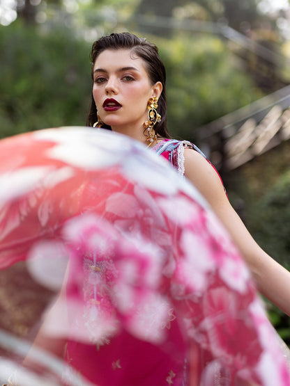 Roheenaz | Dahlia Embroidered Lawn 24 | Camellia - Ladies Clothes 