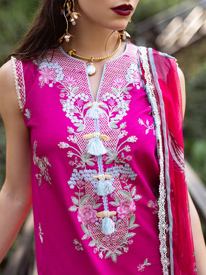 Roheenaz | Dahlia Embroidered Lawn 24 | Camellia - Ladies Clothes 