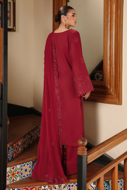 Afsanah | Rosa Essential | AL-308 - Luxury Dress - available at Maria Faisal in UK and USA.