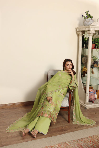 Afsanah | Rosa Essential | AL-303 - Luxury Dress - available at Maria Faisal in UK and USA.