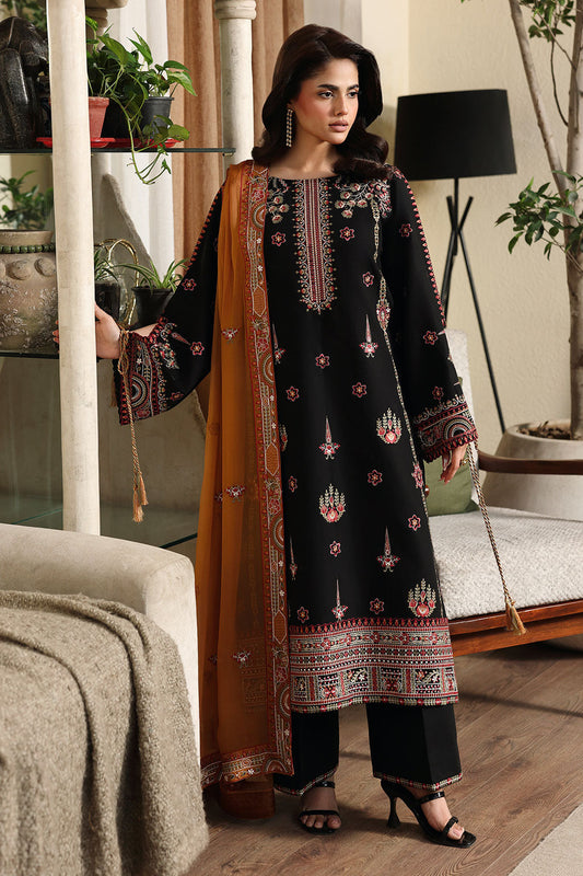 Afsanah | Rosa Essential | AL-302 - Luxury Dress - available at Maria Faisal in UK and USA.