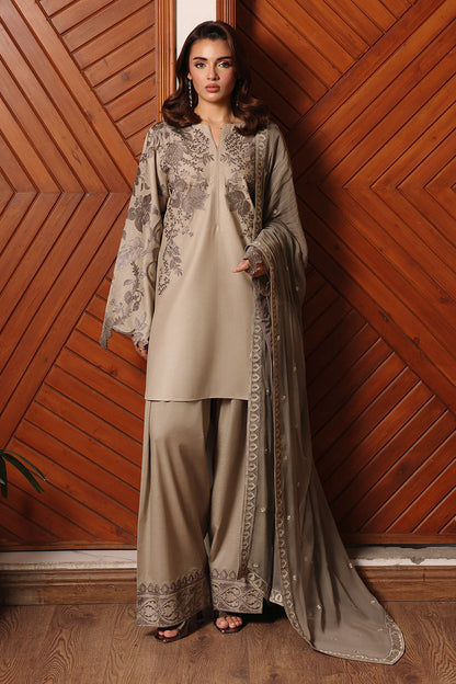 Afsanah | Rosa Essential | AL-301 - Luxury Dress - available at Maria Faisal in UK and USA.