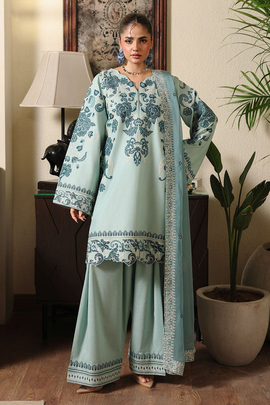 Afsanah | Rosa Essential | AL-307 - Luxury Dress - available at Maria Faisal in UK and USA.