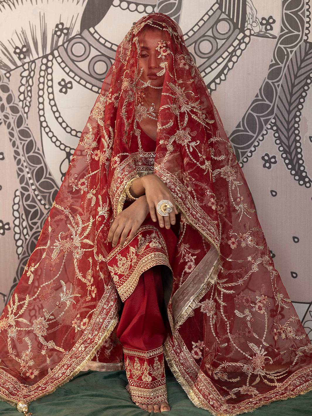 Hem Stitch | Raw Silk Edit 25 | Rose by Maria Faisal - Registered Vendor of : Hemstitch - type : Ladies Clothes - 100% original wedding dresses