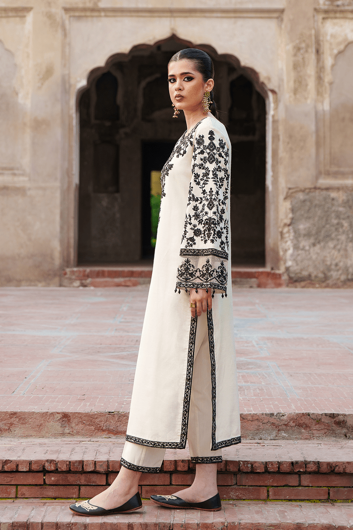 Saad Shaikh | Zaria Festive Pret 25 | ISLE - Formal Dress - available at Maria Faisal in UK and USA.