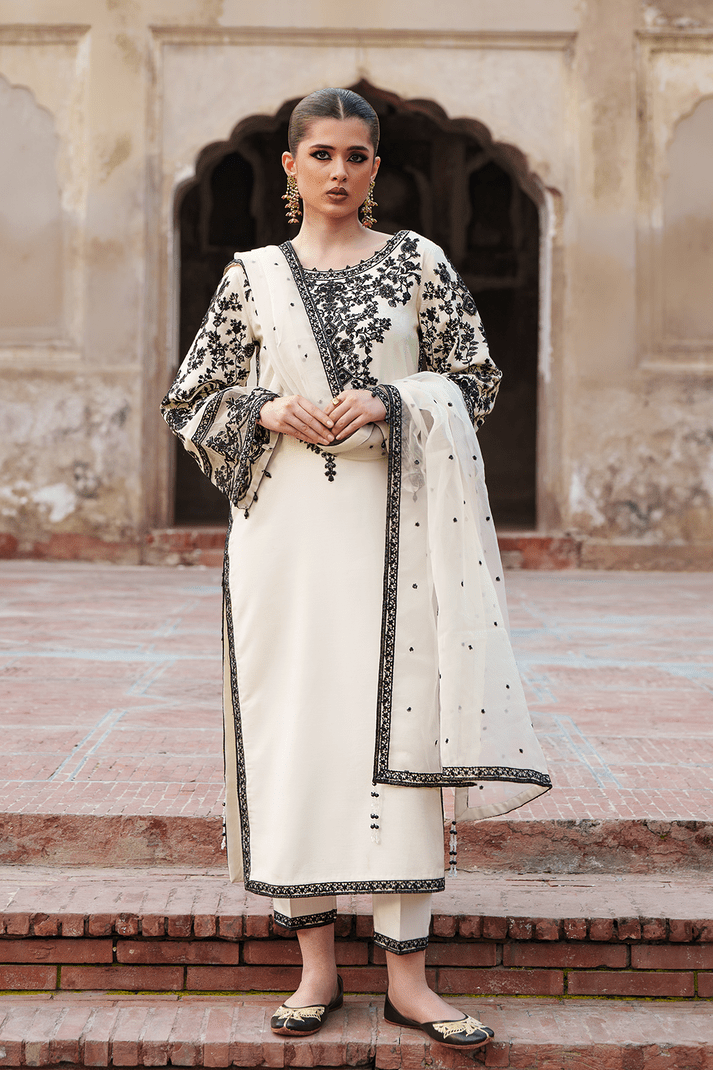 Saad Shaikh | Zaria Festive Pret 25 | ISLE - Formal Dress - available at Maria Faisal in UK and USA.