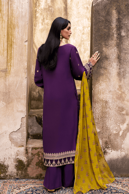 Saad Shaikh | Zaria Festive Pret 25 | RAVEN - Formal Dress - available at Maria Faisal in UK and USA.