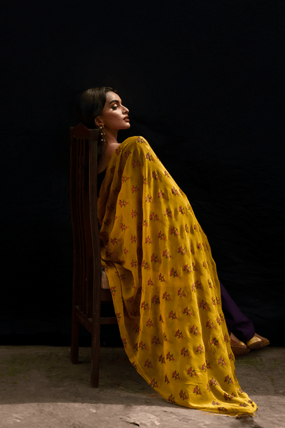 Saad Shaikh | Zaria Festive Pret 25 | RAVEN - Formal Dress - available at Maria Faisal in UK and USA.