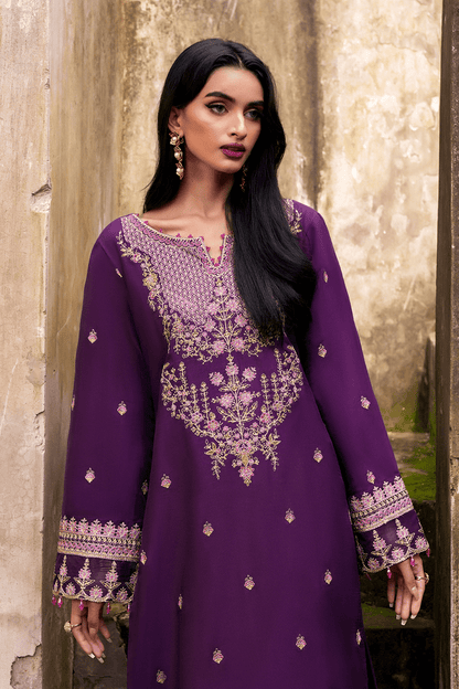 Saad Shaikh | Zaria Festive Pret 25 | RAVEN - Formal Dress - available at Maria Faisal in UK and USA.