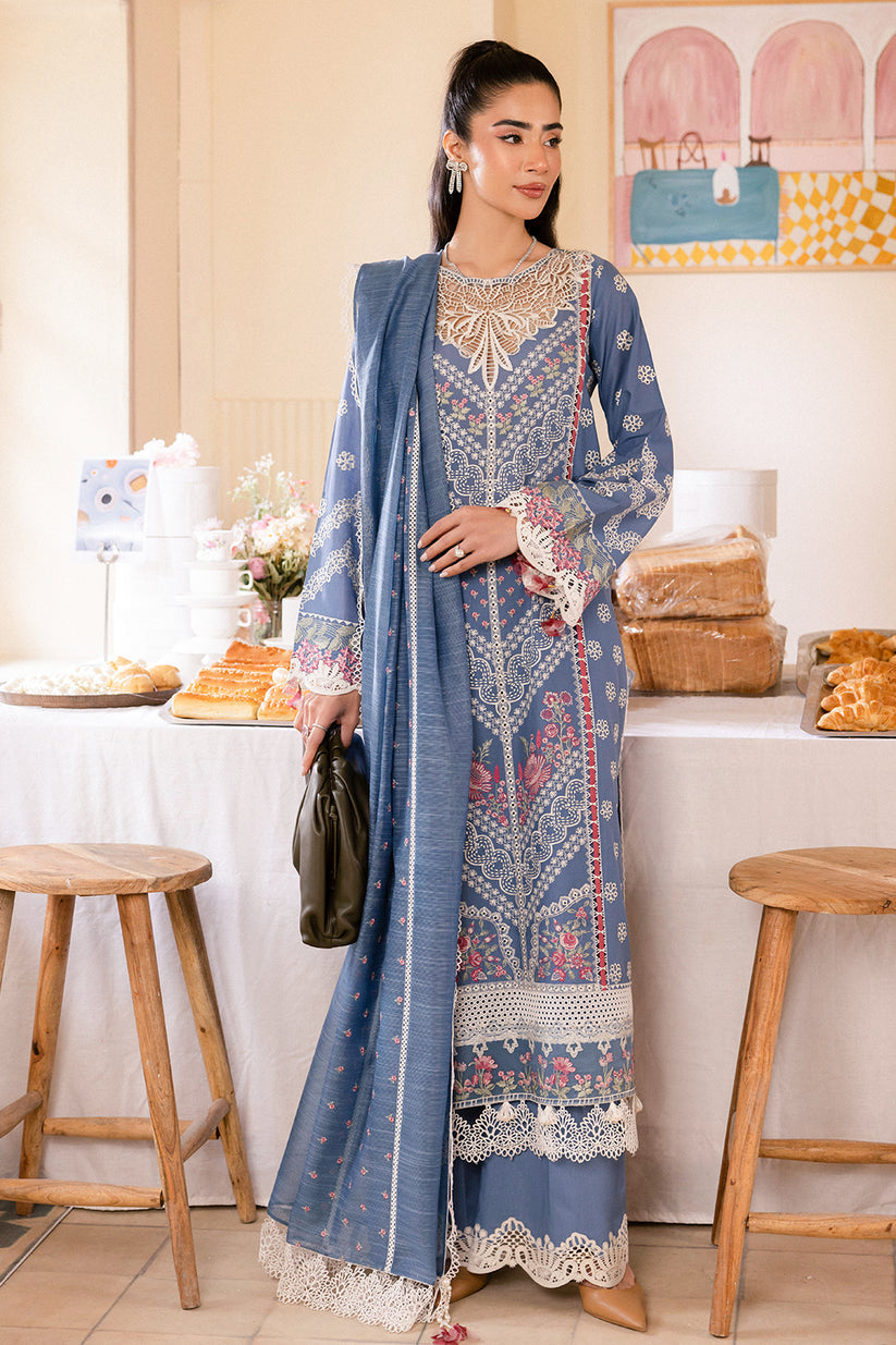 Saad Shaikh | La' Amour Luxury Lawn | Una - Ladies Clothes - Maria Faisal