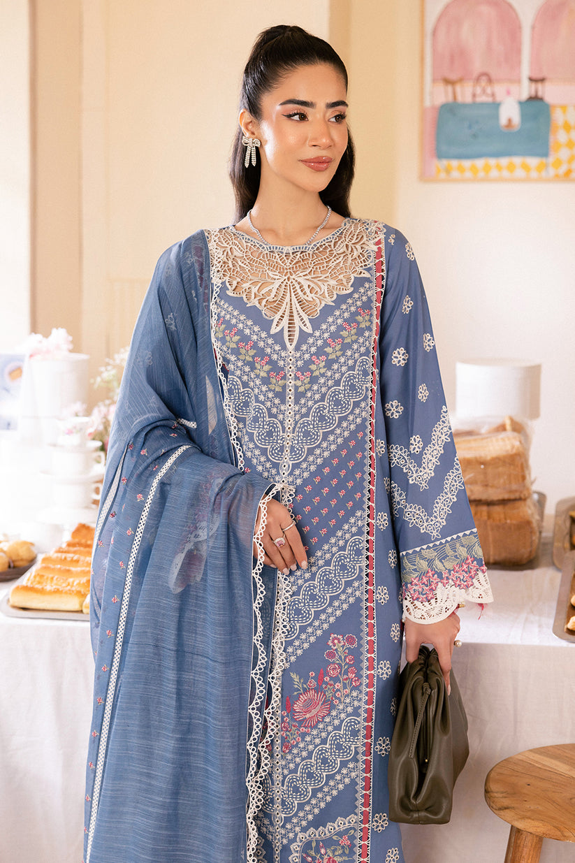 Saad Shaikh | La' Amour Luxury Lawn | Una - Ladies Clothes - Maria Faisal