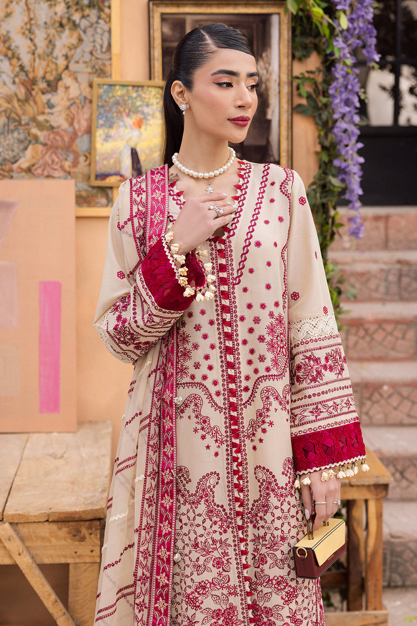Saad Shaikh | La' Amour Luxury Lawn | Zena - Ladies Clothes - Maria Faisal