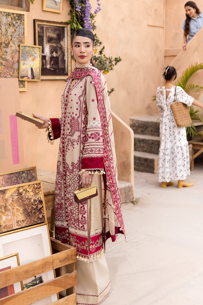 Saad Shaikh | La' Amour Luxury Lawn | Zena - Ladies Clothes - Maria Faisal