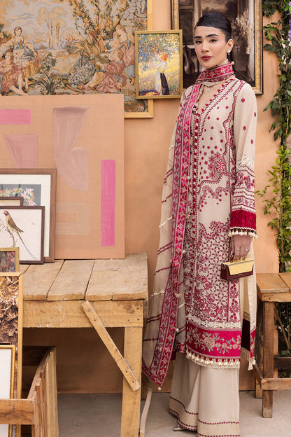 Saad Shaikh | La' Amour Luxury Lawn | Zena - Ladies Clothes - Maria Faisal