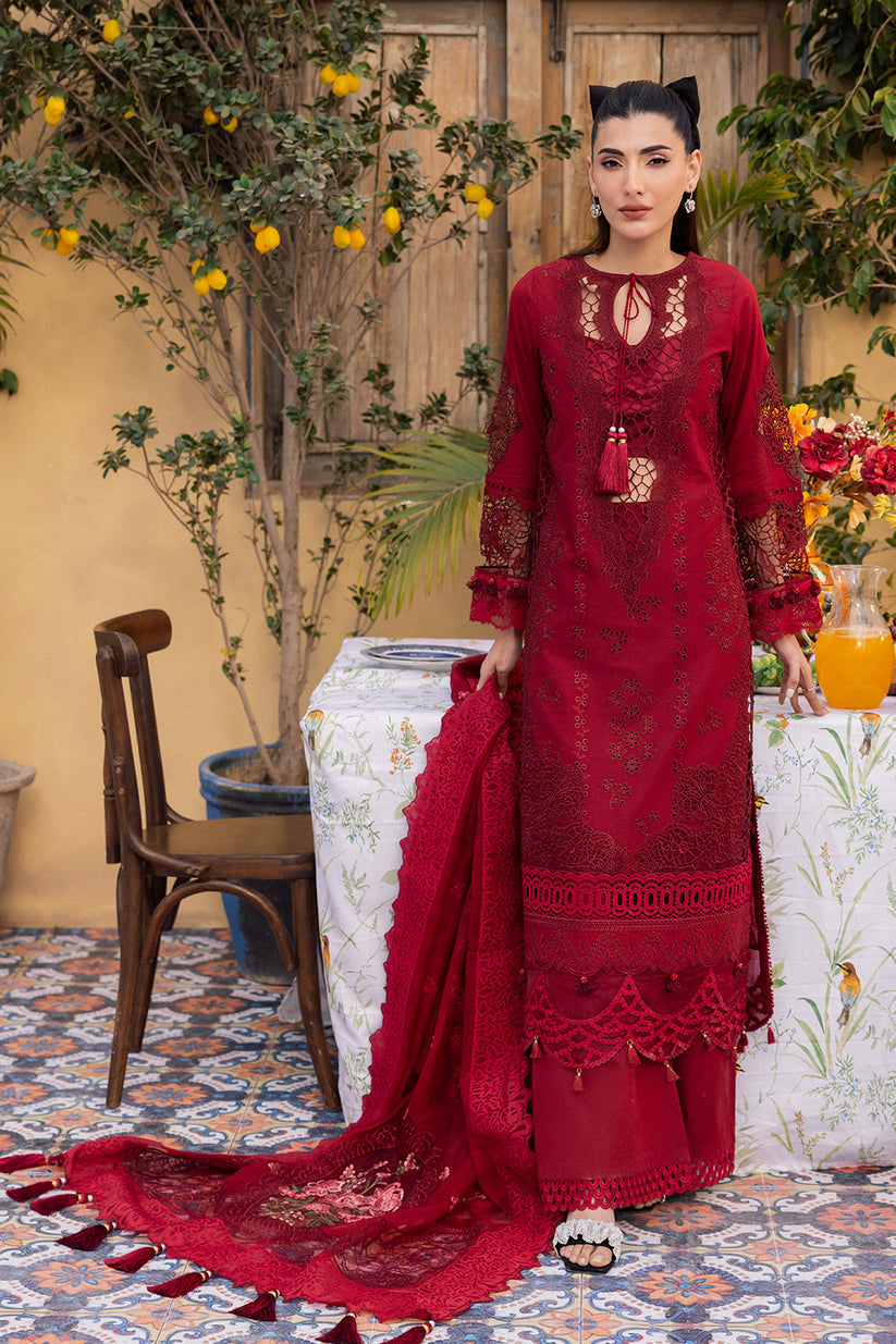 Saad Shaikh | La' Amour Luxury Lawn | Rose - Luxury - Maria Faisal