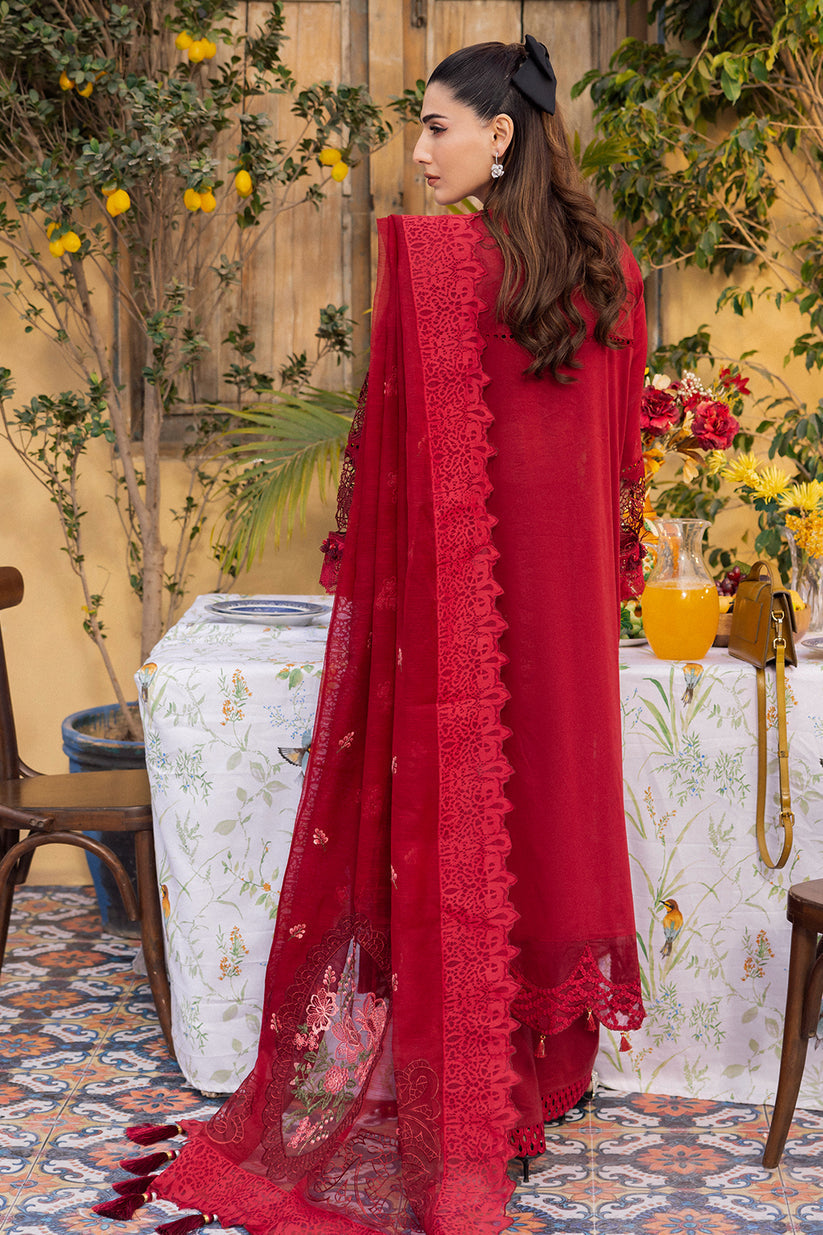 Saad Shaikh | La' Amour Luxury Lawn | Rose - Luxury - Maria Faisal