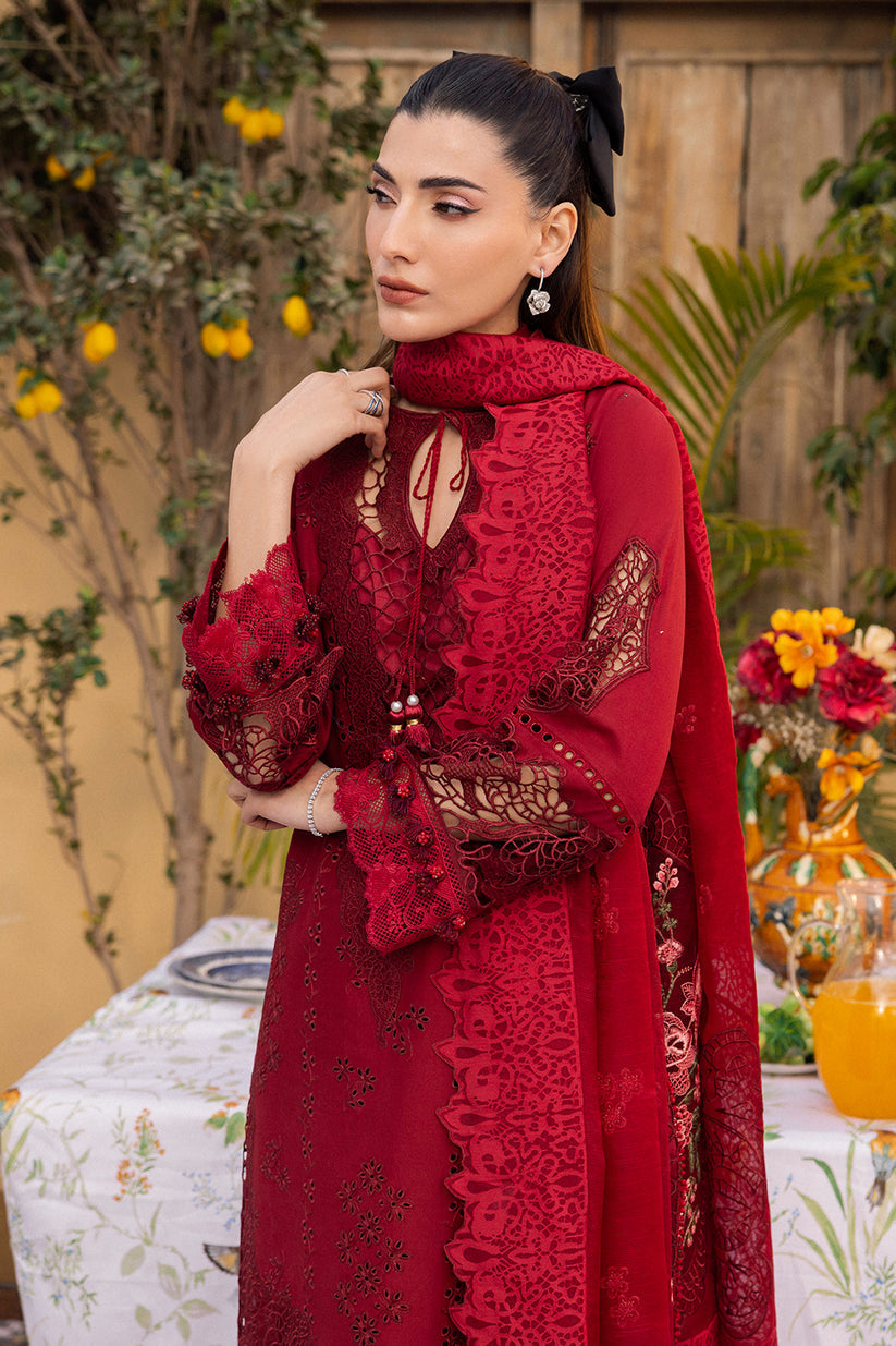 Saad Shaikh | La' Amour Luxury Lawn | Rose - Luxury - Maria Faisal