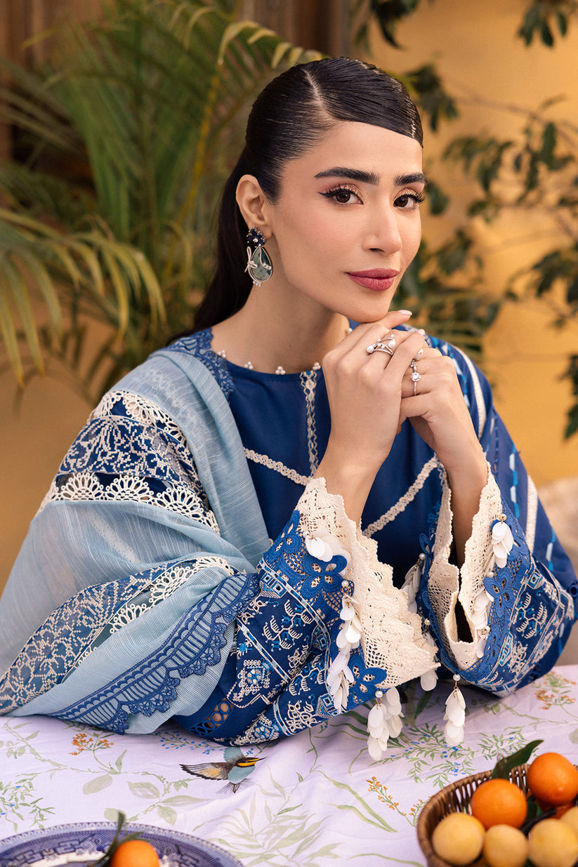 Saad Shaikh | La' Amour Luxury Lawn | Noa - Ladies Clothes - Maria Faisal