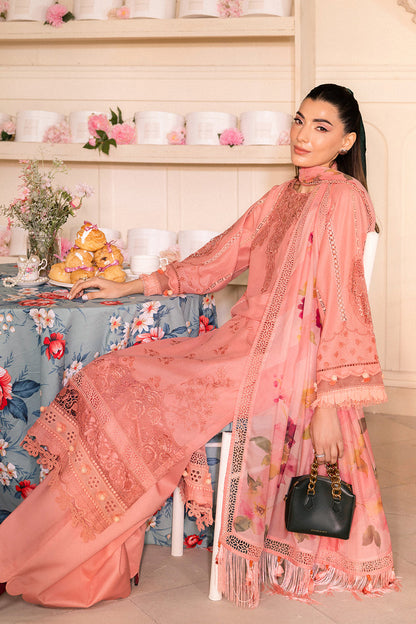 Saad Shaikh | La' Amour Luxury Lawn | Blossom - Ladies Clothes - Maria Faisal