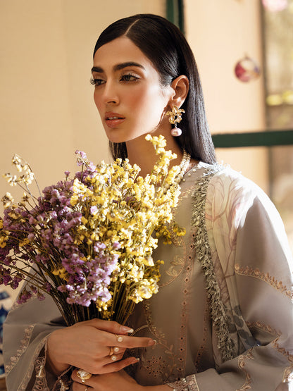 Izel | Dastak Luxury Lawn | SAAYE - Ladies Clothes 