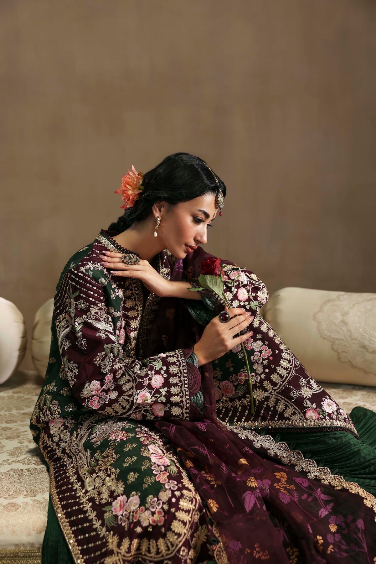 Sable Vogue | Festive 25 | FC - 01 - 25 - is Purple dress from Sable Vogue - Ladies Clothes - Maria Faisal