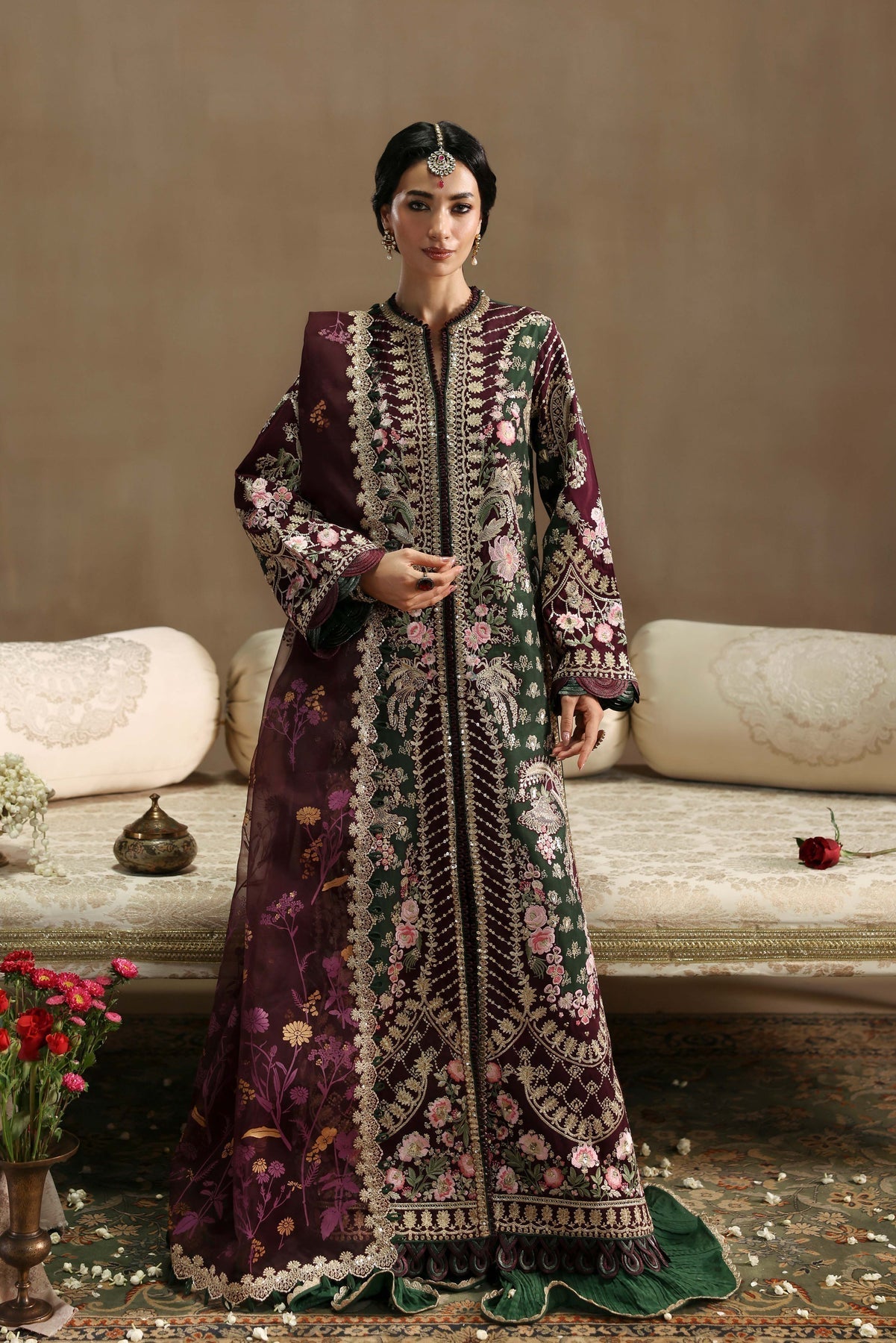 Sable Vogue | Festive 25 | FC - 01 - 25 - is Purple dress from Sable Vogue - Ladies Clothes - Maria Faisal