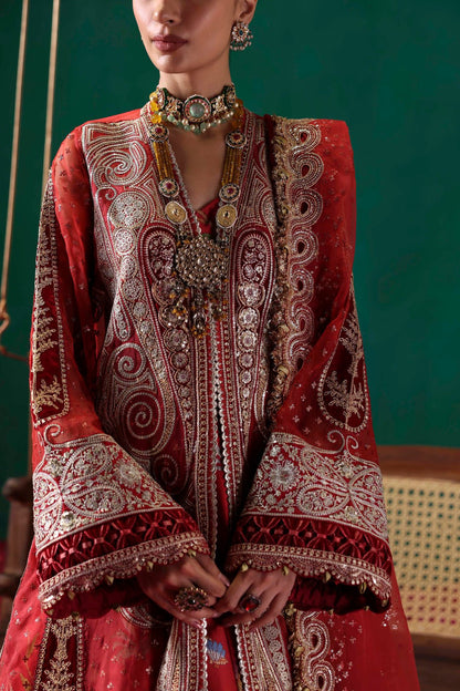 Sable Vogue | Festive 25 | FC - 02 - 25 - is Red dress from Sable Vogue - Ladies Clothes - Maria Faisal