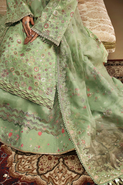 Sable Vogue | Festive 25 | FC - 03 - 25 - G - is Pistachio dress from Sable Vogue - Ladies Clothes - Maria Faisal