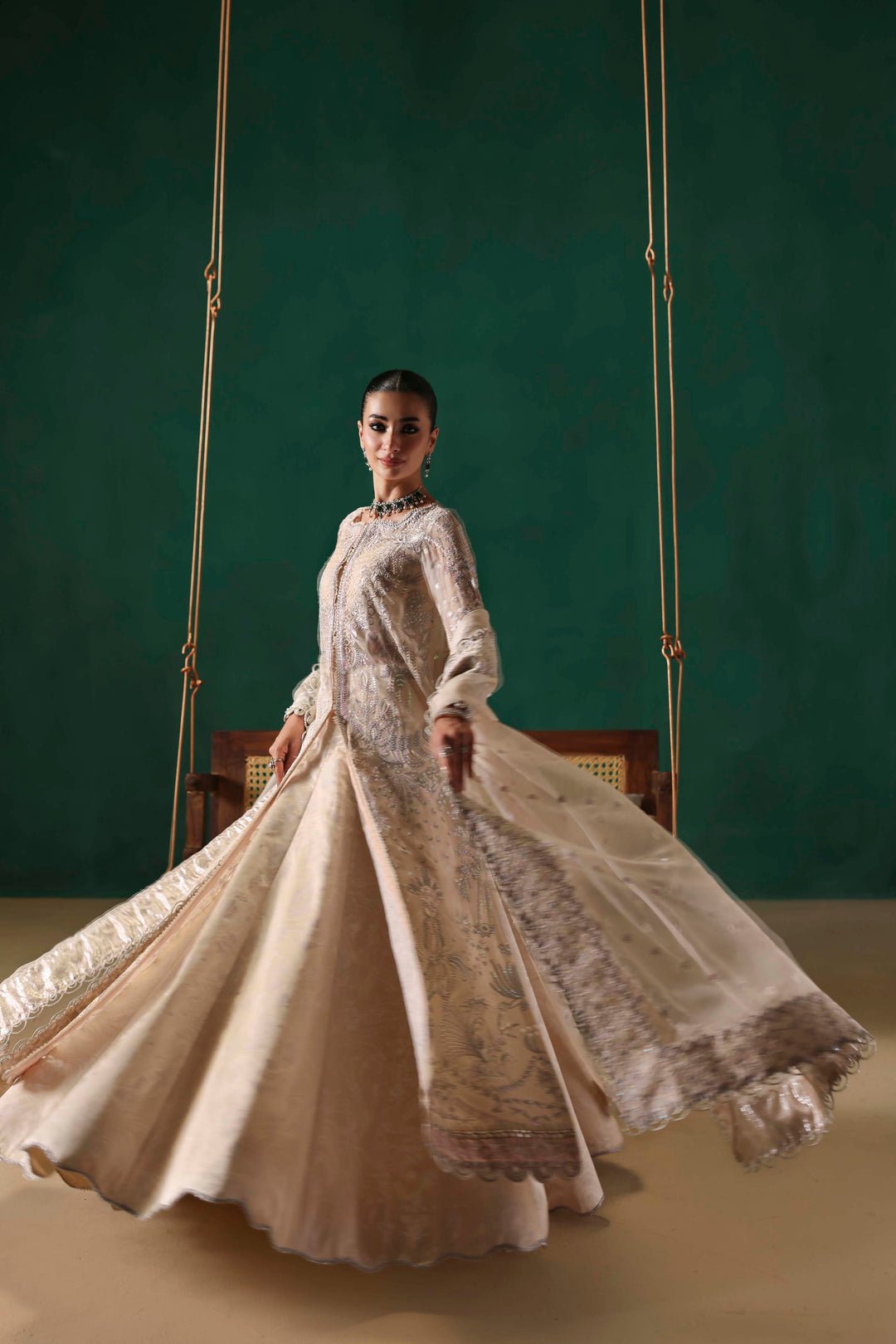Sable Vogue | Festive 25 | FC - 04 - 25 - is Beige dress from Sable Vogue - Ladies Clothes - Maria Faisal