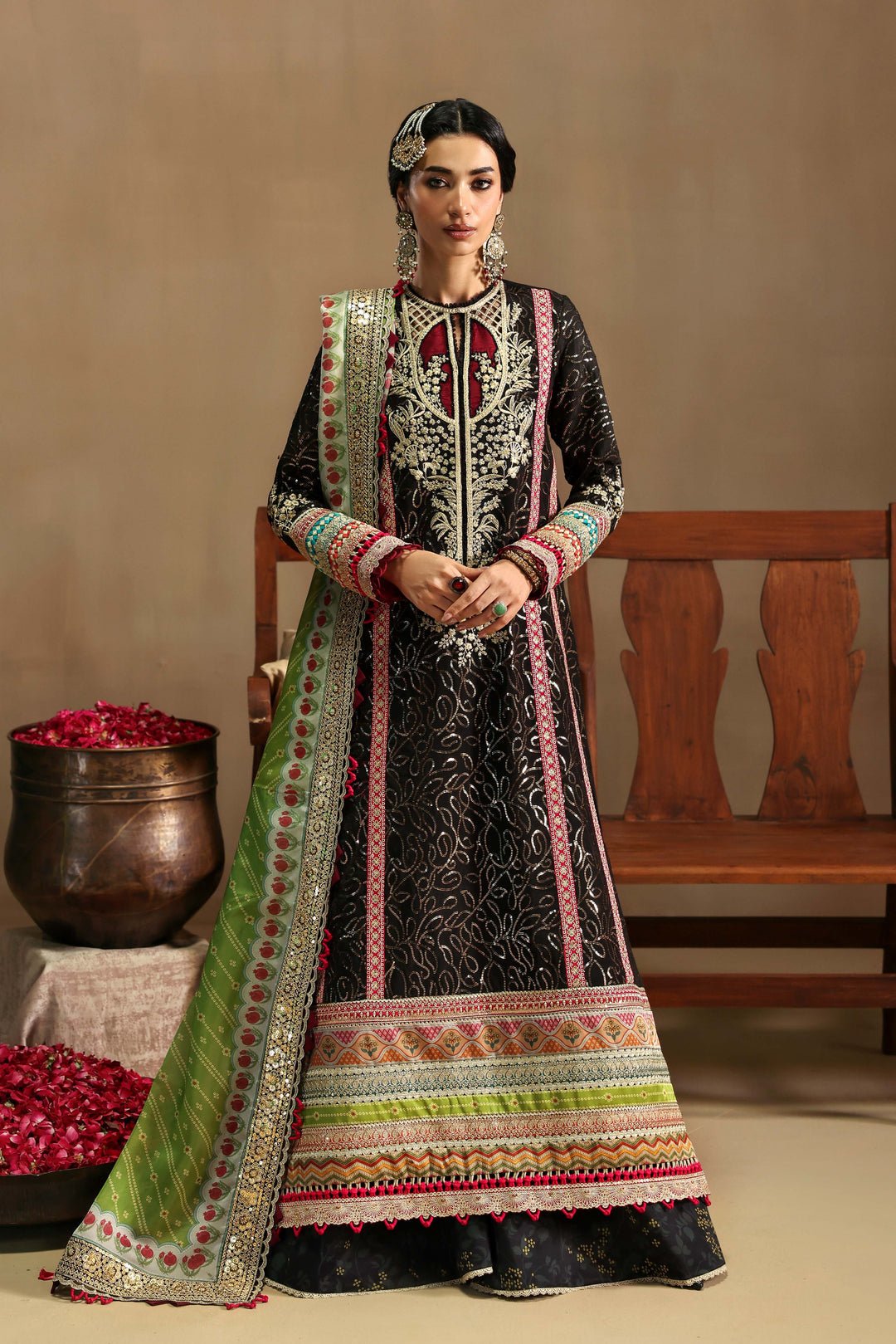 Sable Vogue | Festive 25 | FC - 06 - 25 - is Black dress from Sable Vogue - Ladies Clothes - Maria Faisal