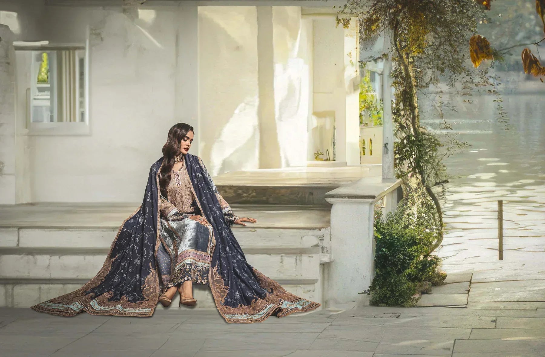 Sable Vogue | Festive Collection | FC-05 - Ladies Clothes - Maria Faisal
