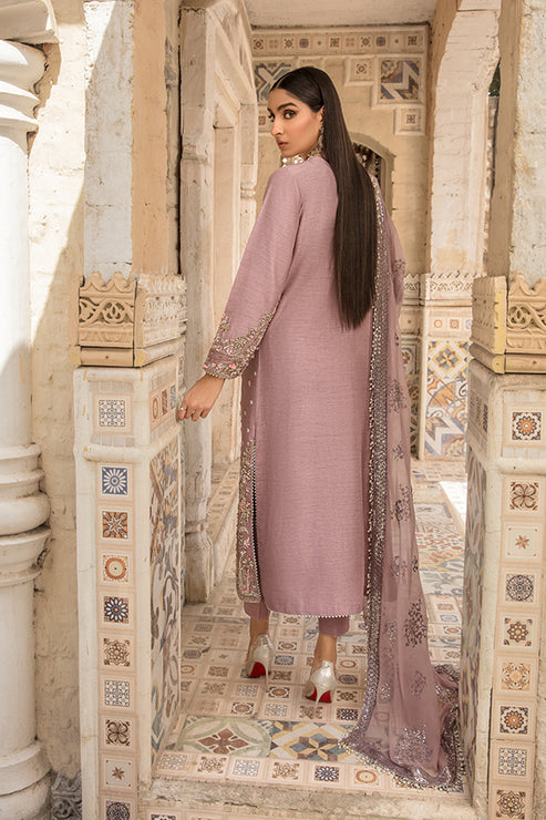 Saffron | Persia Wedding Collection | Plum Velvet - Maria Faisal