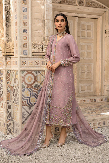 Saffron | Persia Wedding Collection | Plum Velvet - Maria Faisal