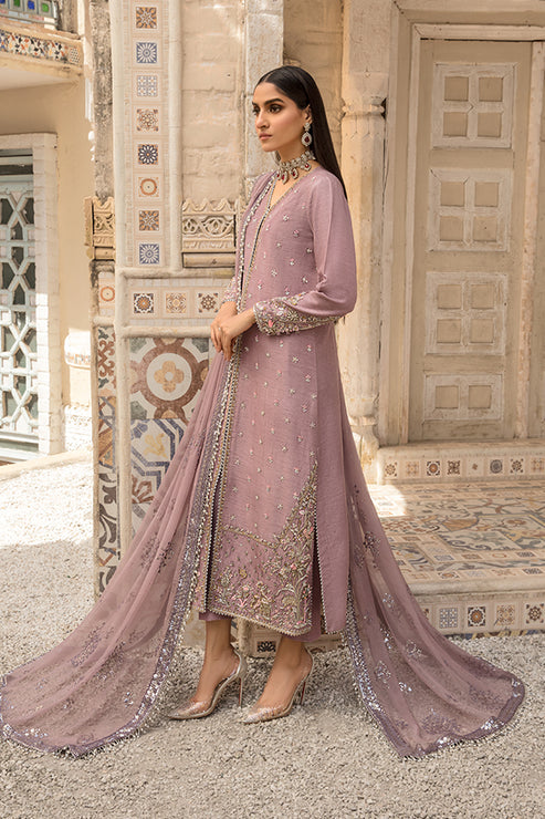Saffron | Persia Wedding Collection | Plum Velvet - Maria Faisal