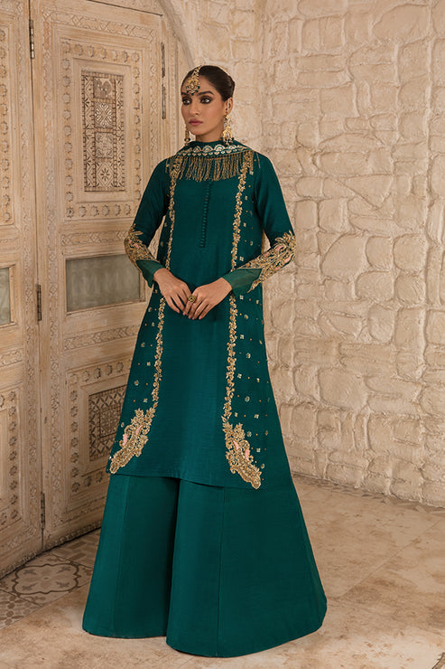 Saffron | Persia Wedding Collection | Emerald Elegance - Maria Faisal