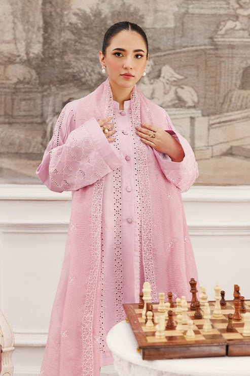 Saffron | Le Soleil 25 | Soft Petals - Formal Dress - available at Maria Faisal in UK and USA.