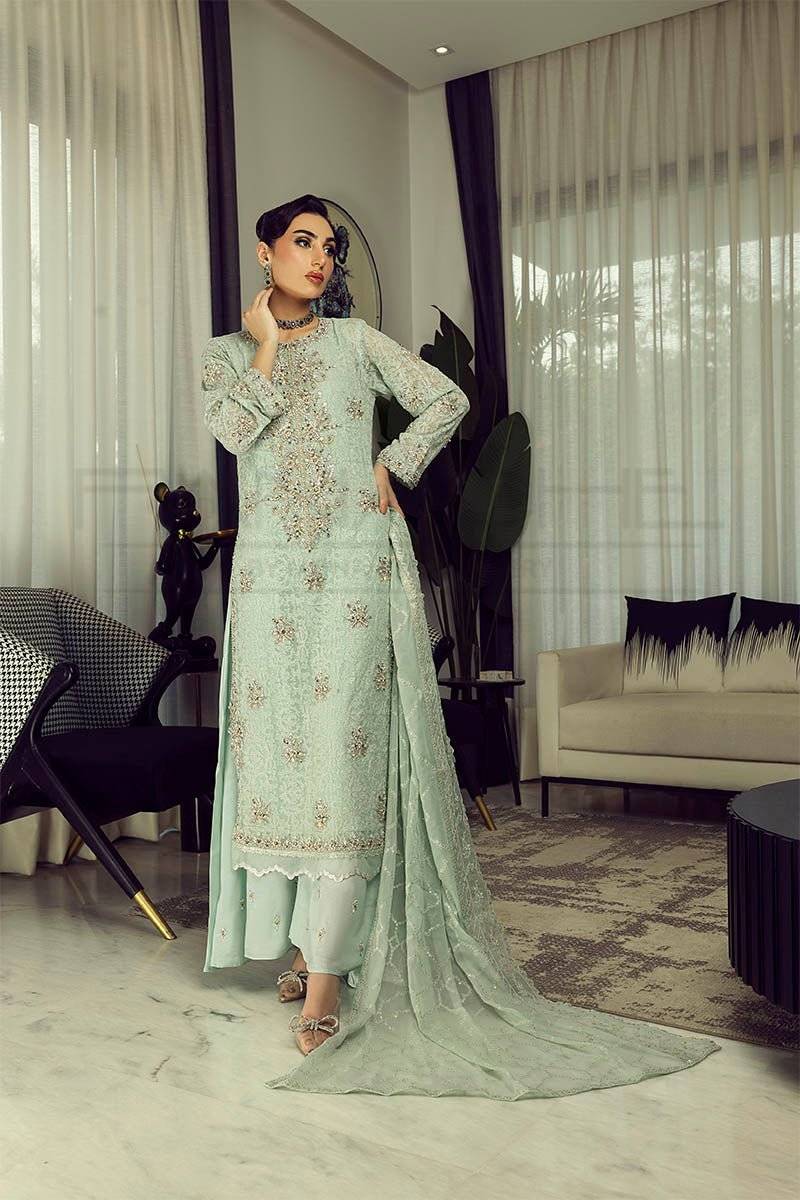 Panache | Pret | Sage Serenity by Maria Faisal - Registered Vendor of : Panache By Mona - type : Ladies Clothes - 100% original wedding dresses