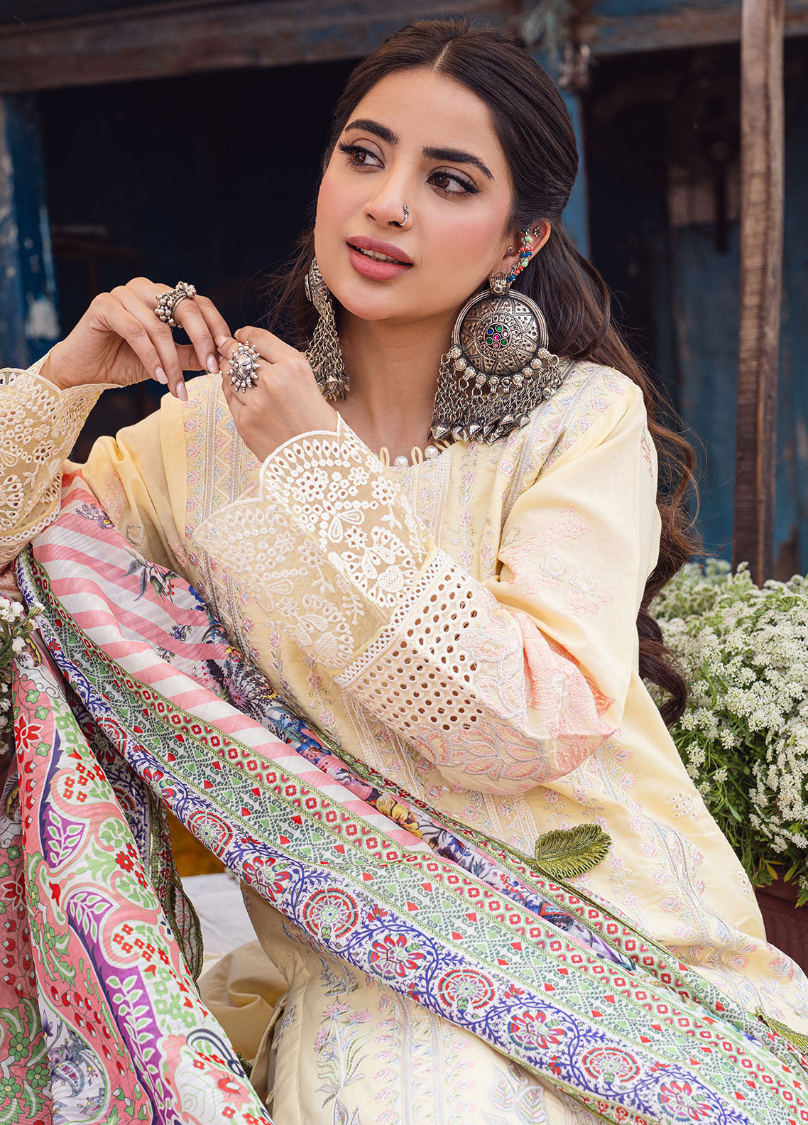 Sahane | Sahakari Chikankari Lawn Edit 24 | Zeenat - Ladies Clothes 
