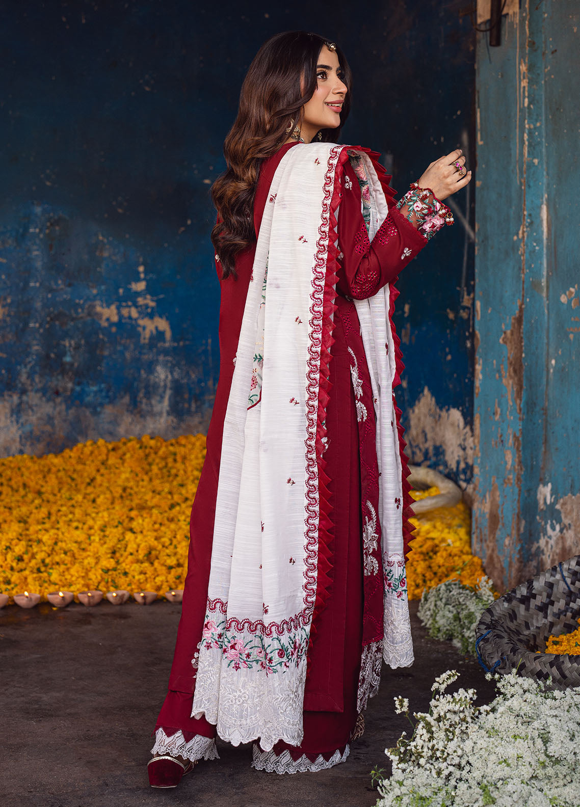 Sahane | Sahakari Chikankari Lawn Edit 24 | Gulaab - Ladies Clothes 