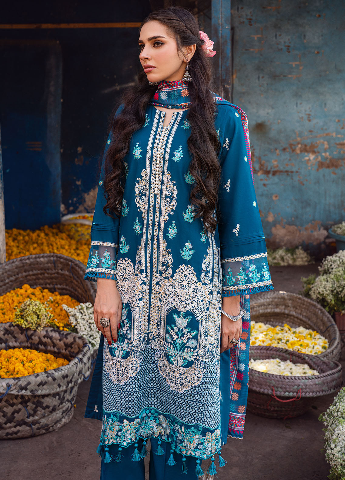 Sahane | Sahakari Chikankari Lawn Edit 24 | Gulzaar - Ladies Clothes 