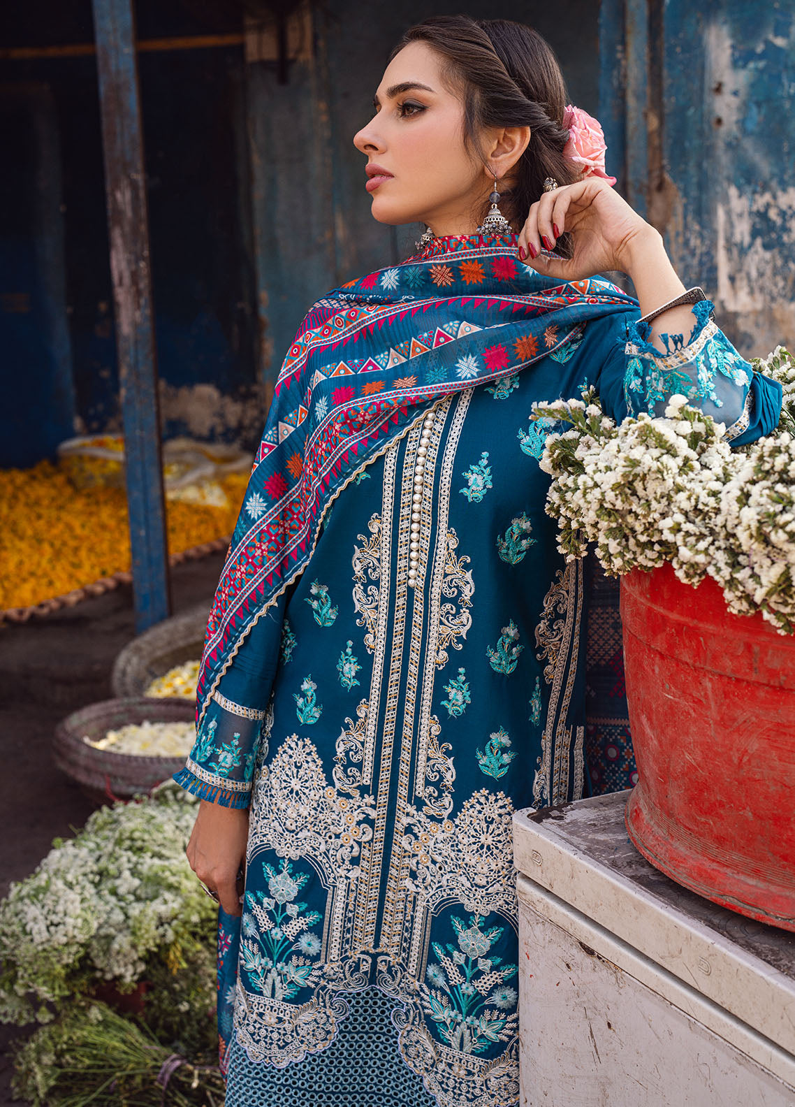 Sahane | Sahakari Chikankari Lawn Edit 24 | Gulzaar - Ladies Clothes 